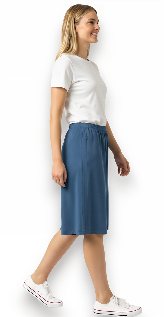Athletic Two Pleater Culottes for Ladies Sizes by Dressing For His