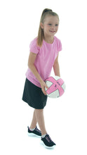 Load image into Gallery viewer, Athletic Exercise Skirt for Girls Sizes by Dressing For His Glory offers a perfect blend of modesty and comfort for girls. Its design allows for maximum movement while maintaining coverage. Ideal for sports and active lifestyles, this skirt provides both functionality and style. Bike shorts underneath are attached at the waistband.