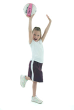 Load image into Gallery viewer, Athletic Two Pleater Culottes for Girl Sizes by Dressing For His Glory. Don't Sweat it! Our Athletic Two Pleater Culotte is perfect for all team sport activities. It is made with performance sports fabric that keeps you dry and comfortable. It has a straight cut with a smooth elastic waist. The soft pleat in the center front and back gives its name, "Two Pleater".