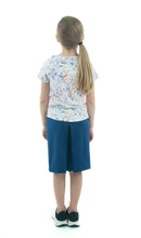 Load image into Gallery viewer, Athletic Two Pleater Culottes for Girl Sizes by Dressing For His Glory. Don't Sweat it! Our Athletic Two Pleater Culotte is perfect for all team sport activities. It is made with performance sports fabric that keeps you dry and comfortable. It has a straight cut with a smooth elastic waist. The soft pleat in the center front and back gives its name, "Two Pleater".