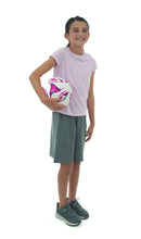 Load image into Gallery viewer, Athletic Running Culotte for Girl Sizes by Dressing For His Glory. These Athletic Running Culottes for Girls provide a great look for your young athlete. Made with high-quality materials, these culottes offer superior comfort and durability. Perfect for running and other athletic activities, your child will stay cool and stylish while achieving their best performance.