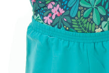 Load image into Gallery viewer, Swim Culottes for Girls by Dressing For His Glory-These Swim culottes are expertly designed for all water sports, featuring fast-drying and highly durable swimwear fabric. Their outstanding performance even extends to highly chlorinated pools. For added comfort and functionality, small vents are strategically placed around the waistband to prevent ballooning. These culottes are fully lined and feature an elastic waistband, making them ideal for the active and frequent swimmer.
