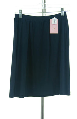 #2744 Sale Rack Item / Just the Knit Skirt / Petite X-Small / Dark Navy