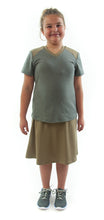 Load image into Gallery viewer, The Athletic Exercise Skirt / Girls Plus Size, designed by Dressing For His Glory,