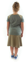 Load image into Gallery viewer, The Athletic Exercise Skirt / Girls Plus Size, designed by Dressing For His Glory,