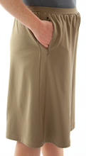 Load image into Gallery viewer, The Athletic Running Culotte for Ladies Sizes by Dressing For His Glory is great for all team sports. It is made with performance sport fabric that keeps you dry and comfortable. You will really like the straight cut leg with enough fullness for modesty. It has an elastic waist and sporty stripes down the side seams (optional white stripes).