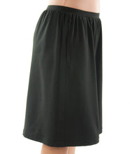 Load image into Gallery viewer, The Athletic Running Culotte is great for all team sports. It is made with performance sport fabric that keeps you dry and comfortable. You will really like the straight cut leg with enough fullness for modesty. It has an elastic waist and sporty stripes down the side seams (optional white stripes).