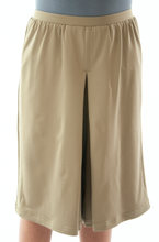 Load image into Gallery viewer, Athletic Two Pleater for Junior Sizes by Dressing For His Glory  Don't sweat it! Our Athletic Two Pleater Culotte is perfect for all team sport activities. It is made with sport performance fabric that keeps you dry and comfortable!  It has a straight cut with an elastic waist. It also has one soft pleat in the center front and one in the center back giving its name "Two Pleater".