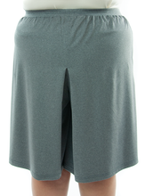 Load image into Gallery viewer, Athletic Two Pleater Culottes (Back View) for Womens Plus Sizes by Dressing For His Glory is perfect for all team sport activities. It is made with performance sports fabric that keeps you dry and comfortable.