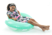 Load image into Gallery viewer, Swim Dress in Paris Print for Girls by Dressing For His Glory available in Girls sizes from 4 to 16