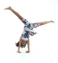 Load image into Gallery viewer, Swim Dress in Paris Print for Girls by Dressing For His Glory available in Girls sizes from 4 to 16