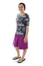 Load image into Gallery viewer, Swim Culottes for Junior  Sizes by Dressing For His Glory Our Swim culottes are perfect for any water sport activity! They are made in fast drying and very durable swimwear fabric. They wear well even in high chlorinated pools! To prevent ballooning they have small vents around at the waistband. The swim culottes are fully lined with an elastic waistband. You also have the option for an invisible zipper pocket at the side seam which is a great place to store your keys or money while swimming!