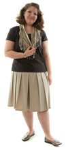 Load image into Gallery viewer, Traditional Culotte For Womens Plus Sizes by Dressing For His Glory  The Traditional Culotte has a bit more dressier look than any of our other culotte. It has pleats all around a drop yoke making it look like a skirt. It has an elastic waist and is very comfortable.