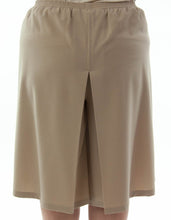 Load image into Gallery viewer, Back View: The Two Pleater Culotte for Ladies Sizes by Dressing For His Glory is the most popular culotte that customers purchase for school activities. It has one pleat in the center front and one in the back. It has an elastic waist and is extremely comfortable!