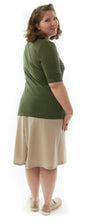 Load image into Gallery viewer, Walking Culotte for Womens Plus Sizes by Dressing For His Glory The Walking Culotte is a straight cut culotte.  It has an elastic waistband and slit pockets. The culotte is extremely durable as well as comfortable. Perfect for hiking, bike riding, soccer games or just about any activity you have in mind!