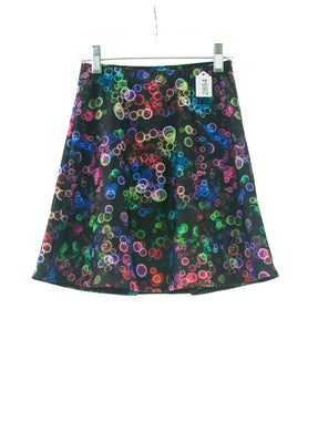 #2854 Sale Rack Item / Freestyle Swim Skirt / Girls Size 6 / Bubbles Print by Dressing for His Glory is fast drying swimwear skirt -chlorine resistant- elastic waist - bike shorts are  attached at waist- very comfortable- cool and feminine 