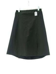 #2860 Sale Rack Item / Flare Skort / Girls 14 / Summer Weight / Black by Dressing For His Glory-The Walking Culotte is a straight cut culotte.  It has an elastic waistband and slit pockets. The culotte is extremely durable as well as comfortable. Perfect for hiking, bike riding, soccer games or just about any activity you have in mind!