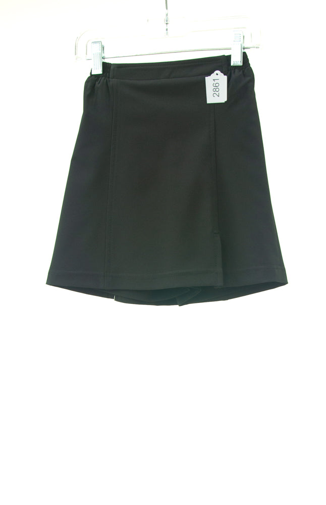 #2861 Sale Rack Item / Flare Skort / Girls 15/ Summer Weight / Black by Dressing For His Glory-The Walking Culotte is a straight cut culotte.  It has an elastic waistband and slit pockets. The culotte is extremely durable as well as comfortable. Perfect for hiking, bike riding, soccer games or just about any activity you have in mind!