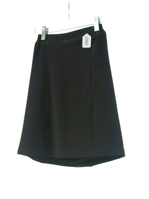 #2862 Sale Rack Item / Flare Skort / Girls 7 / Black by Dressing For His Glory
The Walking Culotte is a straight cut culotte.  It has an elastic waistband and slit pockets. The culotte is extremely durable as well as comfortable. Perfect for hiking, bike riding, soccer games or just about any activity you have in mind!
