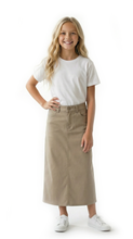 Load image into Gallery viewer, Long Jean Skirt / Girls