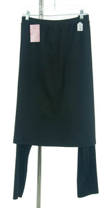 #2728 Sale Rack Item / Athletic Exercise Skirt with Leggings / Misses Size 22 / Black