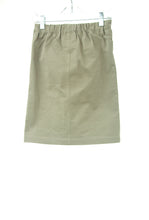 Load image into Gallery viewer, #2875 Sale Rack Item / Short Jean Skirt / Girls Size 7 / Khaki Stretch