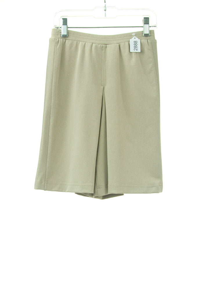 #2888 Sale Rack Item / Athletic Two Pleater Culotte / Girls 7 / Black