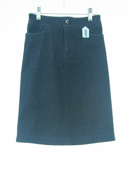 #2890 Sale Rack Item / Short Jean Skirt / Girls Size 6 / Dark Denim Stretch