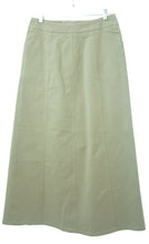 Load image into Gallery viewer, #2894 Sale Rack Item / Long Corneado Skirt / Ladies Size 4 /  Dark Khaki