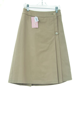 #2897 Sale Rack Item / Uniform Skirt / Girls Size 12 / Khaki
