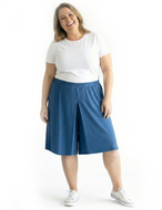Athletic Two Pleater Culottes / Womens Plus Size