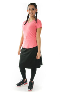 Athletic Exercise Skirt with Long Leggings  / Juniors Size