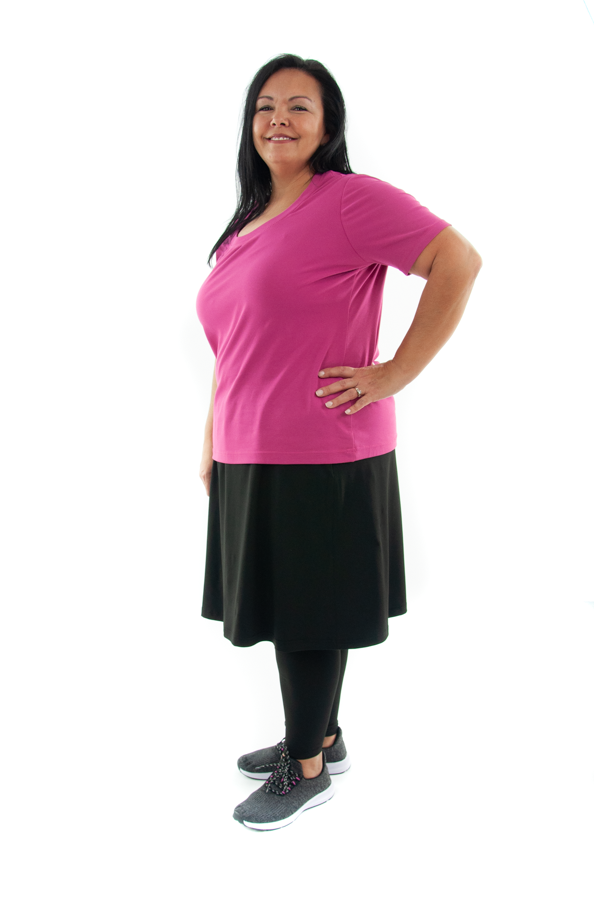 Athletic Exercise Skirt for Womens Plus Sizes by Dressing For His