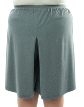 Load image into Gallery viewer, Athletic Two Pleater Culottes (Back View) for Womens Plus Sizes by Dressing For His Glory is perfect for all team sport activities. It is made with performance sports fabric that keeps you dry and comfortable. 