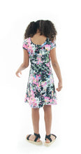 Load image into Gallery viewer, Swim Dress in Paris Print for Girls by Dressing For His Glory available in Girls sizes from 4 to 16