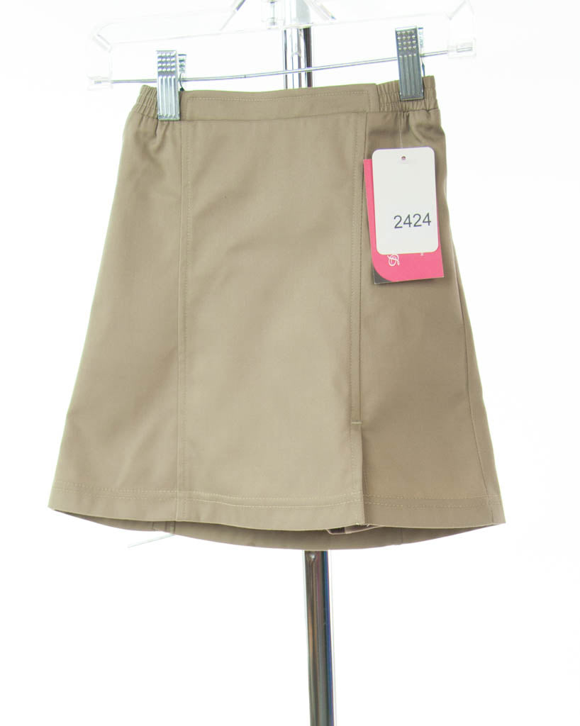 #2424 Sale Rack Item / Uniform Flare Skort / Girls 5 / Khaki
