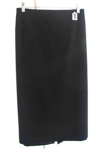 #2695 Sale Rack Item / Short Straight Dress Skirt / Tall Ladies 22 / Black