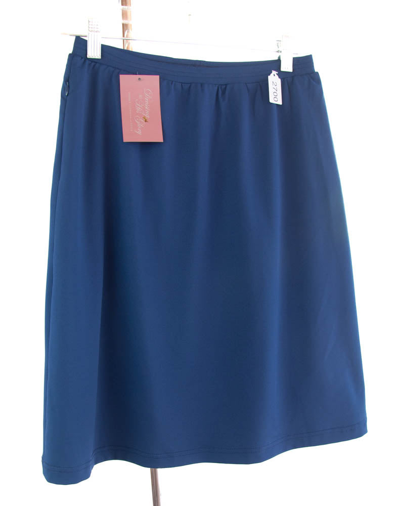 #2700 Sale Rack Item / Athletic Exercise Skirt / Petite X-Small / Navy