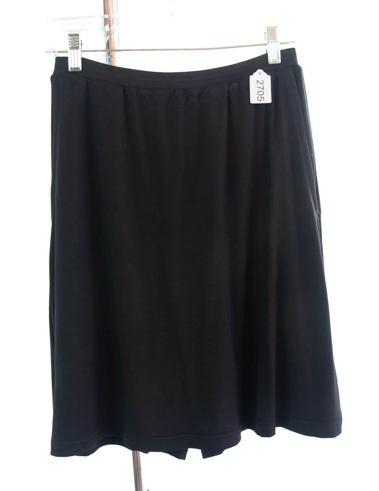 #2705 Sale Rack Item / Knit Skort / Petite X-Small / Black