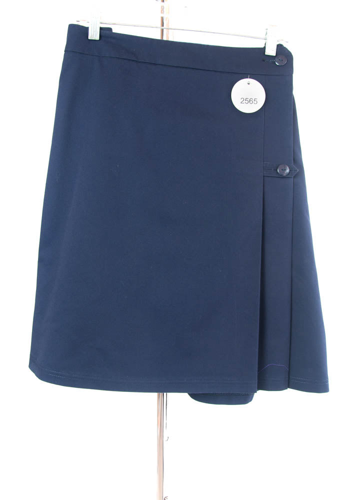 #2565 Sale Rack Item / Uniform Skirt / Womens 24 / Navy Stretch
