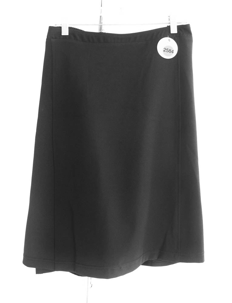 #2584 Sale Rack Item / Uniform Flare Skort / Girls Plus Size 22 / Black Twill