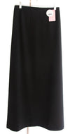 #2600 Sale Rack Item  /  Long Dress Skirt  / Tall Ladies Size 30 / Black by Dressing For His glory is a  A-line skirt- fully lined in satin stretch- back invisible zipper- contour elastic waist - wears well- extremely comfortable