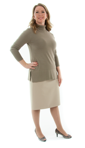 Short Straight Dress Skirt in Ladies Sizes by Dressing For His Glory  The Short Straight Skirt is the most comfortable straight skirt you will ever have. It has a contour waist that rest comfortably on the hip bone with an invisible zipper on the side seam. The skirt is fully lined with luxurious satin! And our Short Straight Dress Skirt wears extremely well. You will love to wear it everyday!