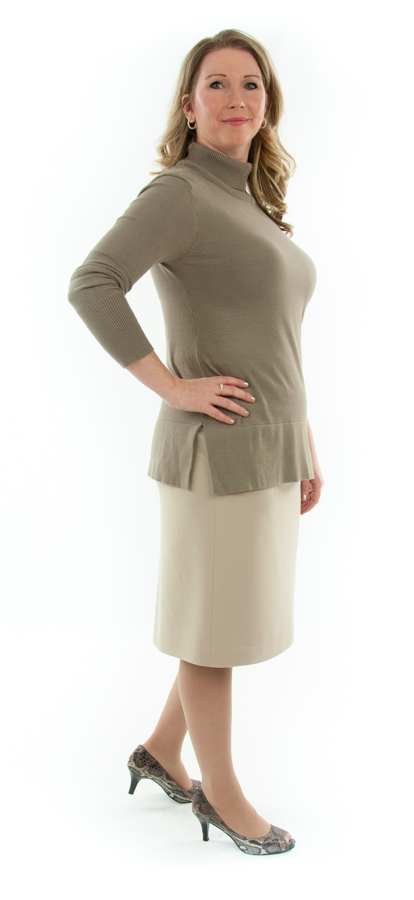 Short straight outlet skirt