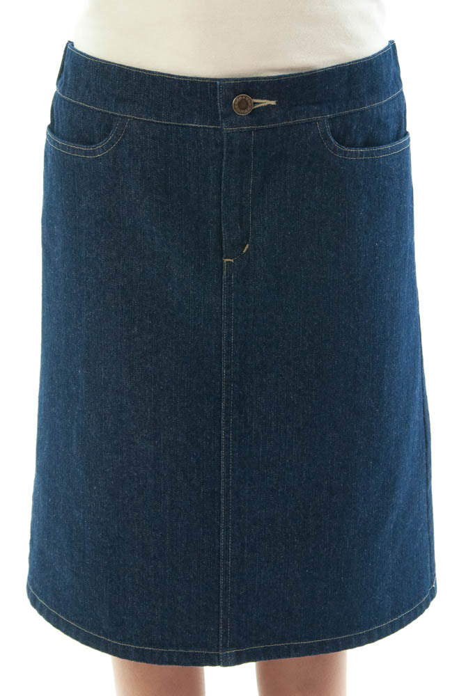 Prainel - High Rise Washed Denim Mini Pencil Skirt | YesStyle