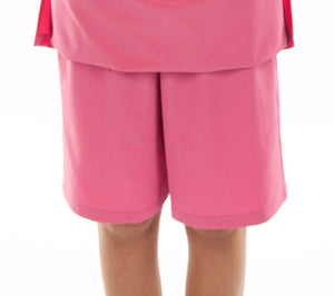 Jack and Jill Skort for Girl Sizes by Dressing For His Glory The Jack and Jill Skort for Girls Plus Size is a straight cut skirt with loose fitting shorts underneath and  are attached at the waist. It has slits on each side seams for easy leg movement and has an elastic waistband. The shorts are made of the same fabric and are 1" shorter than the outer layer skirt.