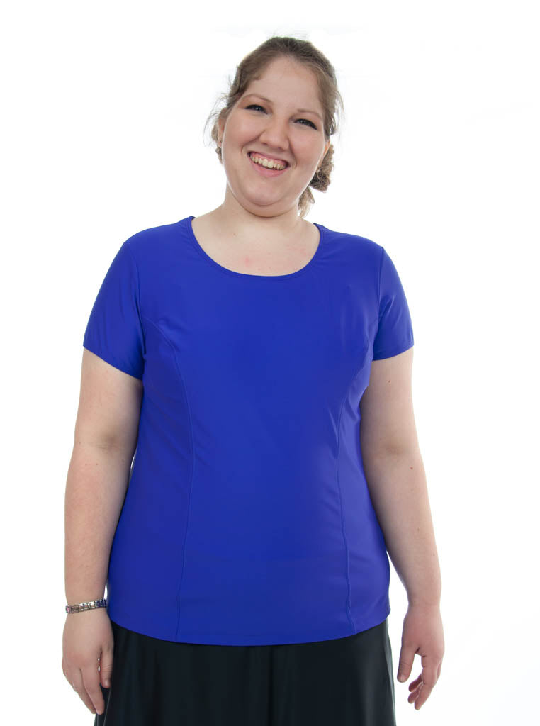 Swim Tee for Women's Plus Sizes by Dressing For His Glory