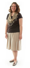 Load image into Gallery viewer, Traditional Culotte For Womens Plus Sizes by Dressing For His Glory  The Traditional Culotte has a bit more dressier look than any of our other culotte. It has pleats all around a drop yoke making it look like a skirt. It has an elastic waist and is very comfortable.