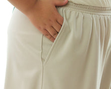Load image into Gallery viewer, Walking Culotte for Girls Plus Sizes by Dressing For His Glory The Walking Culotte is a straight cut culotte.  It has an elastic waistband and slit pockets. The culotte is extremely durable as well as comfortable. Perfect for hiking, bike riding, soccer games or just about any activity you have in mind!