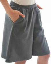 Load image into Gallery viewer, The Walking Culotte for Girls by Dressing For His Glory is a straight cut culotte. It has an elastic waistband and slit pockets. The culotte is extremely durable as well as comfortable. Perfect for hiking, bike riding, soccer games or just about any activity you have in mind!